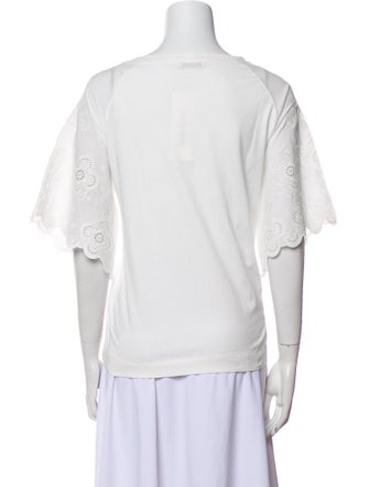 Sandro Bateau Neckline Short Sleeve T-Shirt