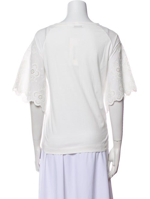 Sandro Bateau Neckline Short Sleeve T-Shirt