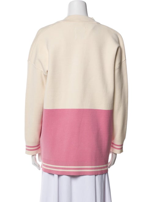 Sandro Printed V-Neck Sweater