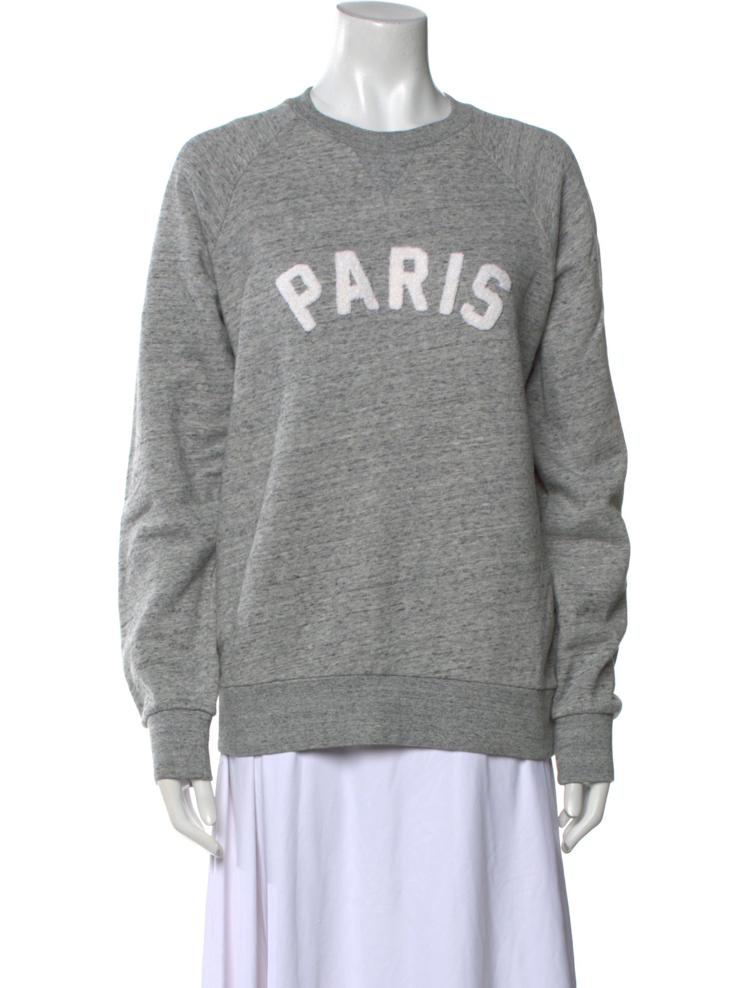 Sandro Graphic Print Crew Neck Sweatshirt