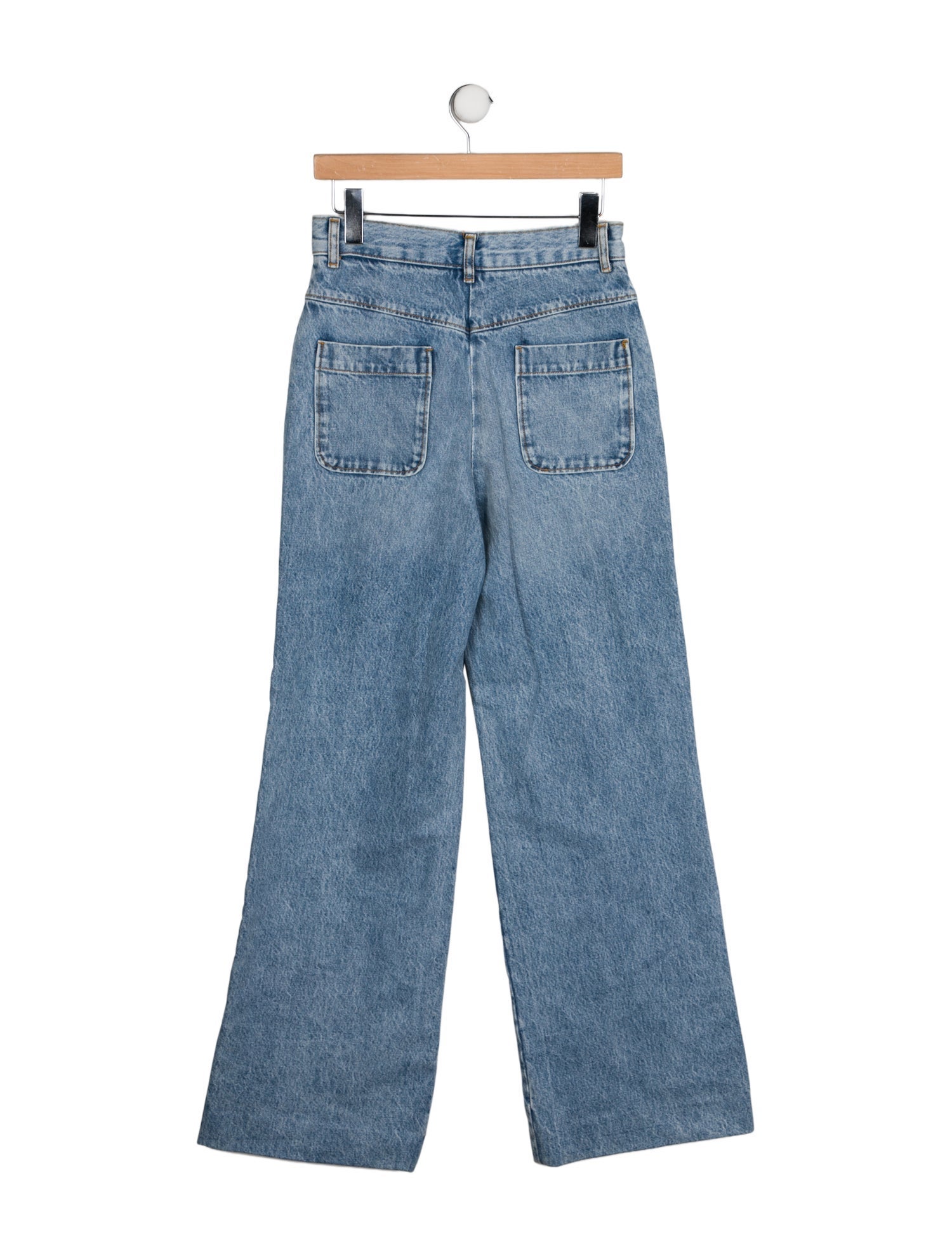 Sandro High-Rise Wide Leg Jeans