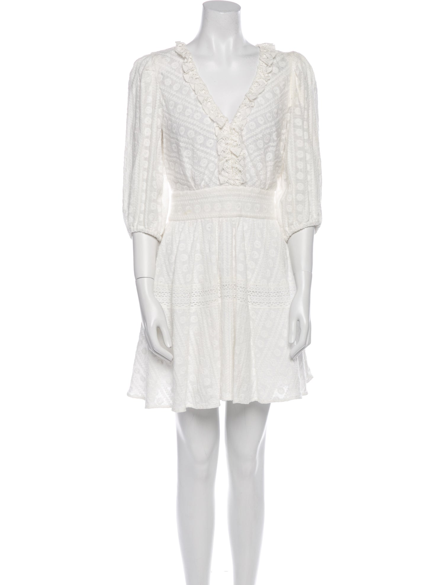 Sandro V-Neck Mini Dress