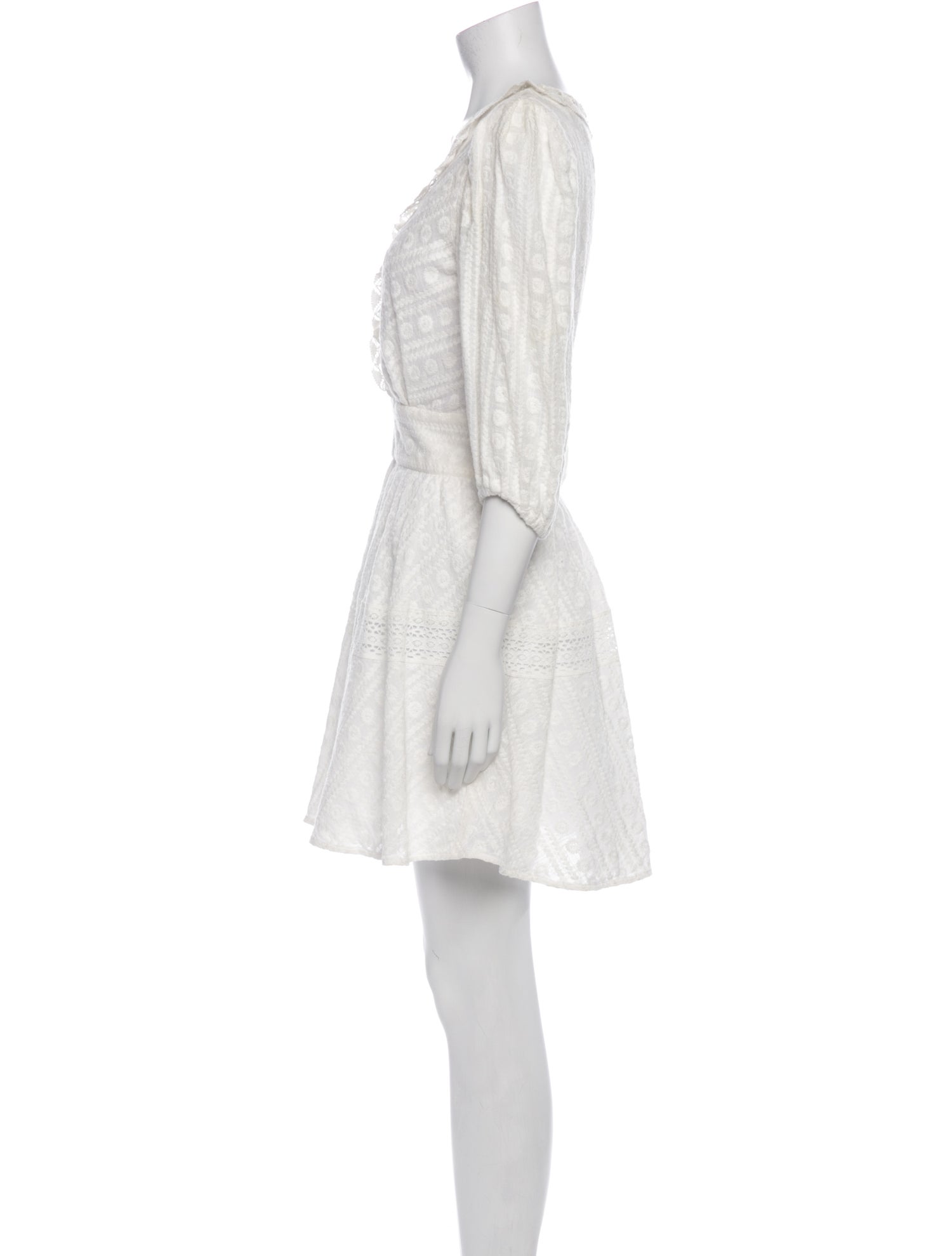 Sandro V-Neck Mini Dress