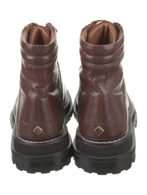 Sandro Leather Combat Boots