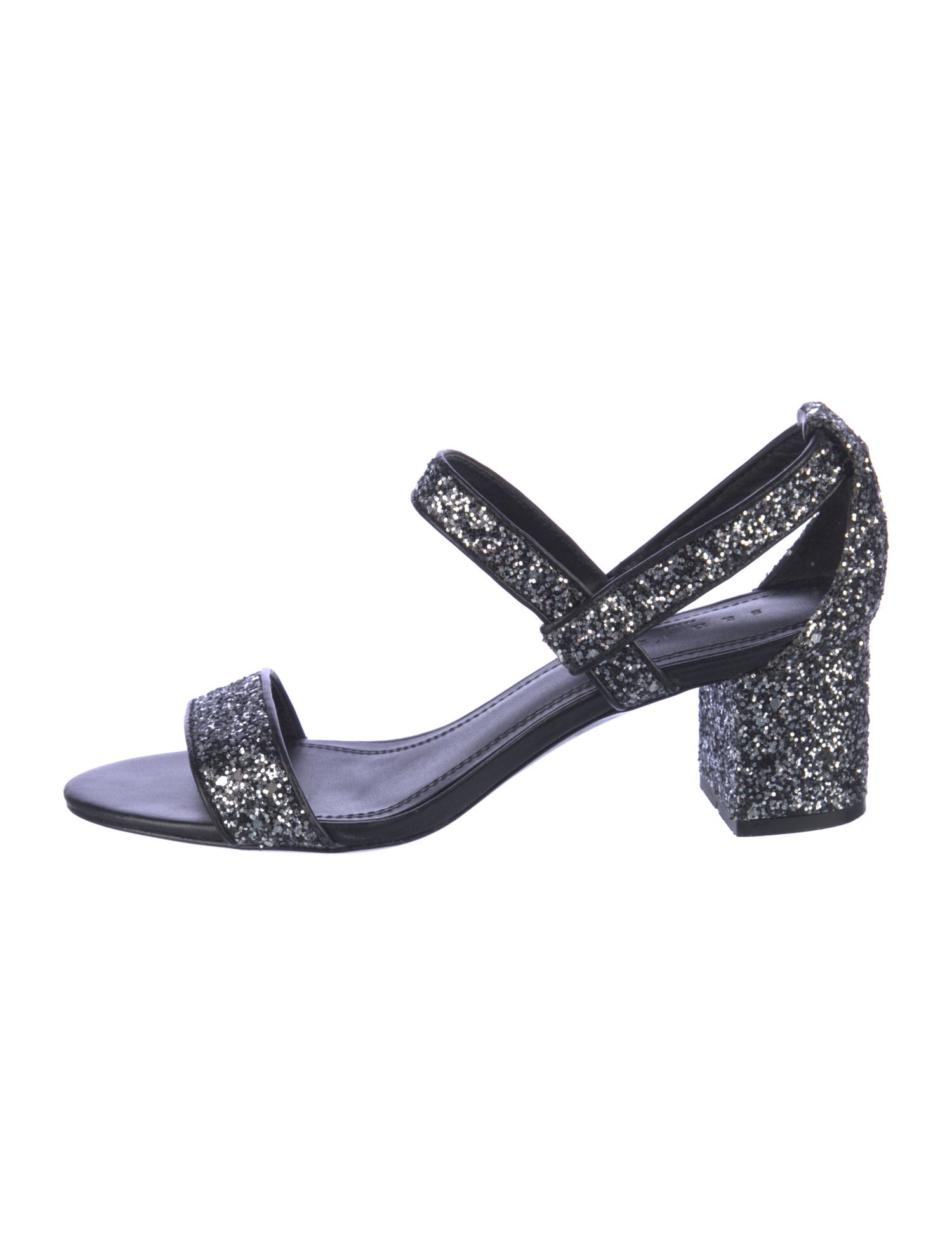 Sandro Glitter Glitter Accents Slingback Sandals
