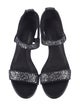 Sandro Glitter Glitter Accents Slingback Sandals