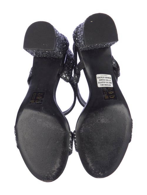 Sandro Glitter Glitter Accents Slingback Sandals