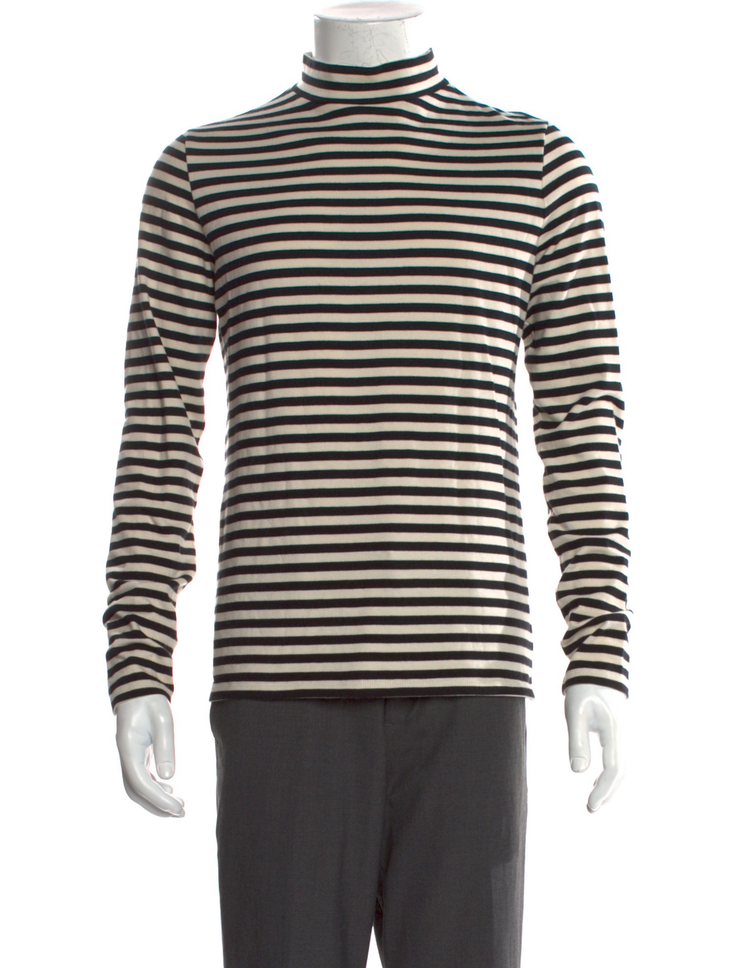 Sandro Striped Turtleneck T-Shirt
