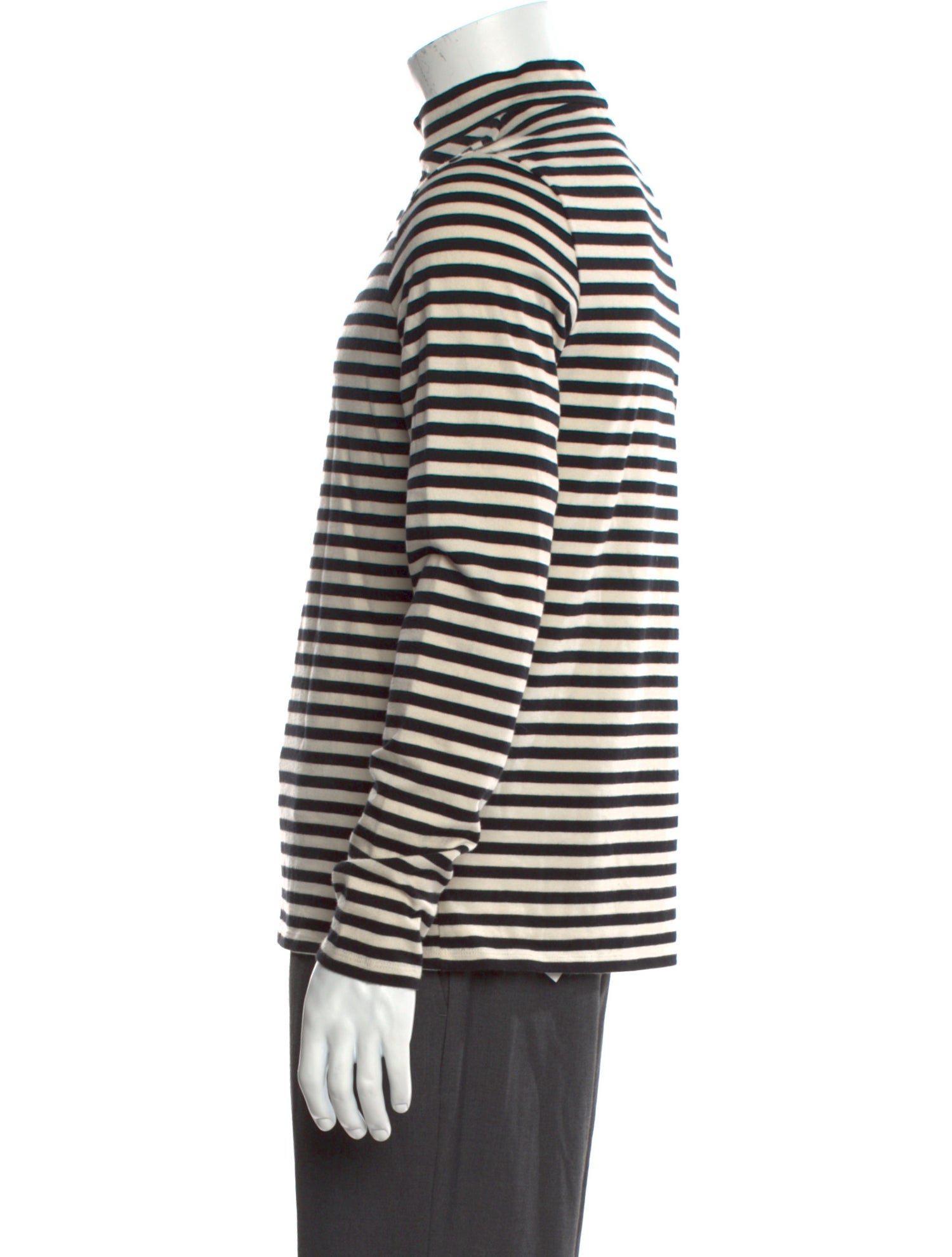 Sandro Striped Turtleneck T-Shirt