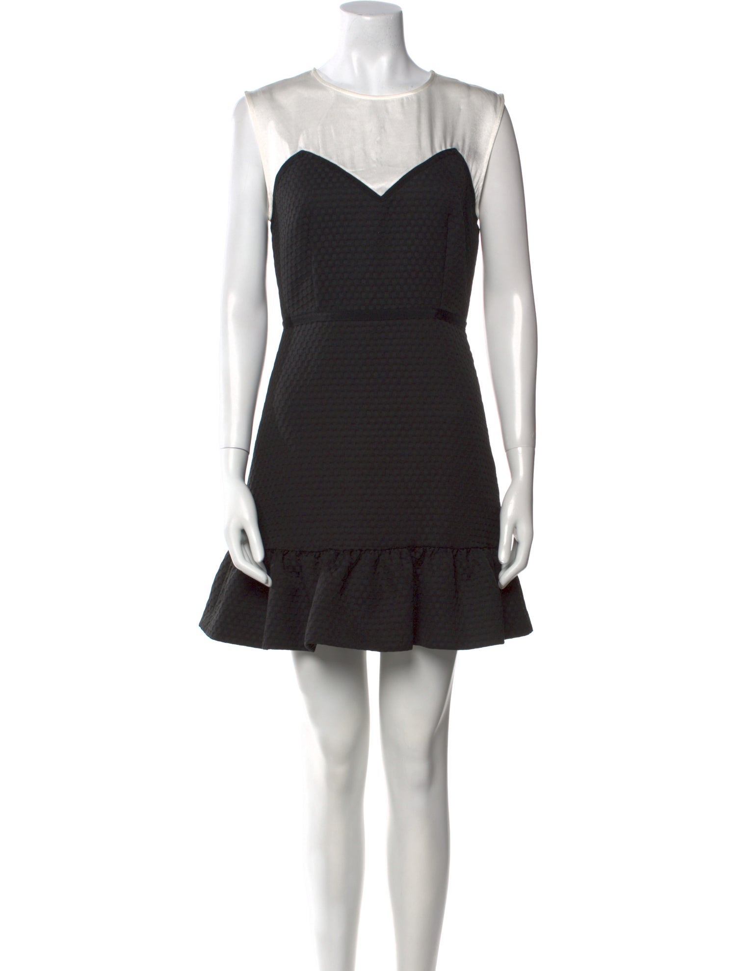 Sandro Crew Neck Mini Dress