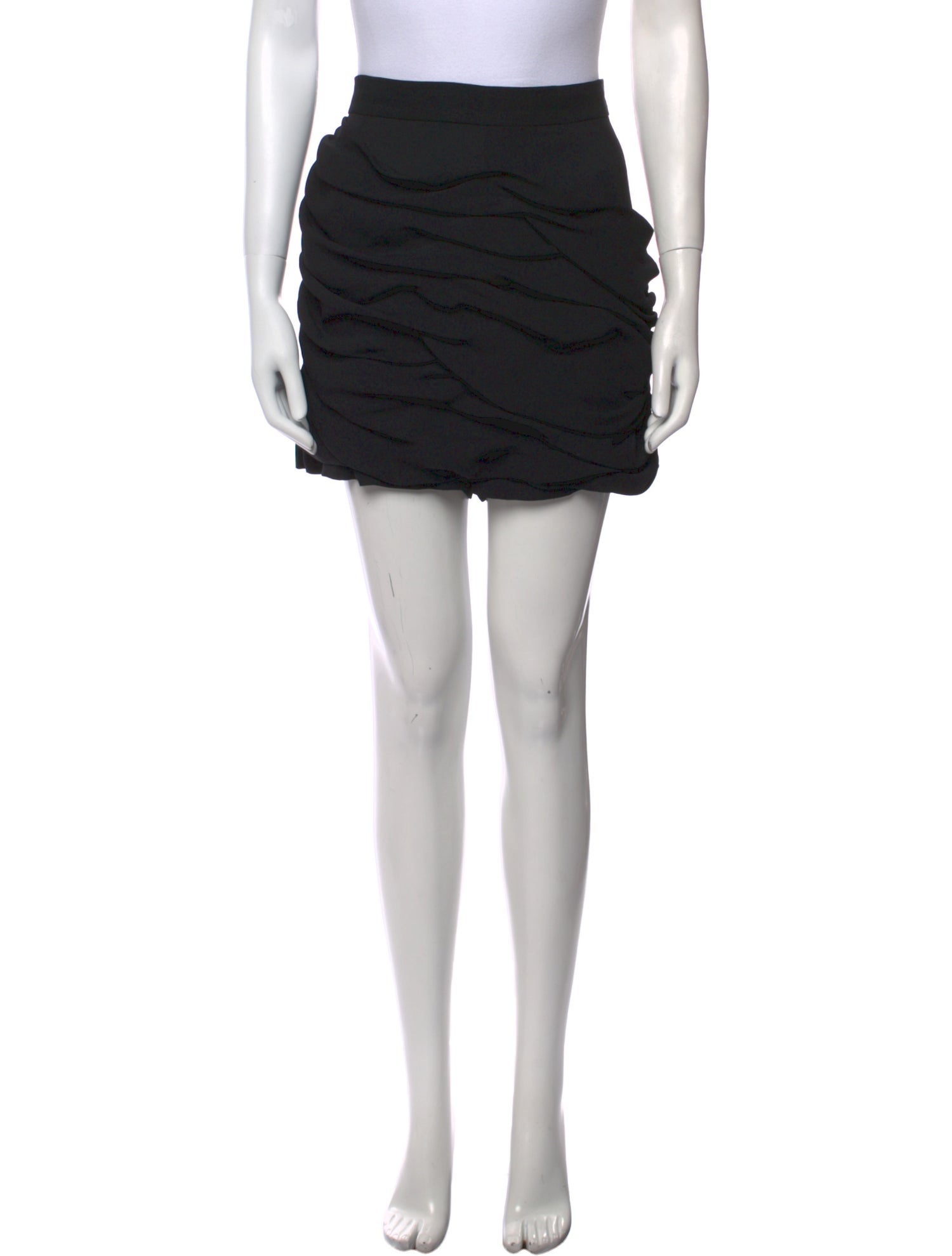 Sandro Ruffle Embellishment Mini Skirt