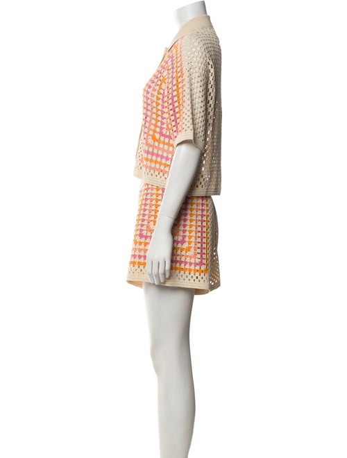 Sandro Lace Pattern Short Set