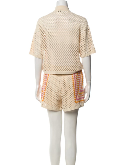 Sandro Lace Pattern Short Set