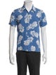 Sandro Printed Short Sleeve Shirt