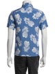 Sandro Printed Short Sleeve Shirt