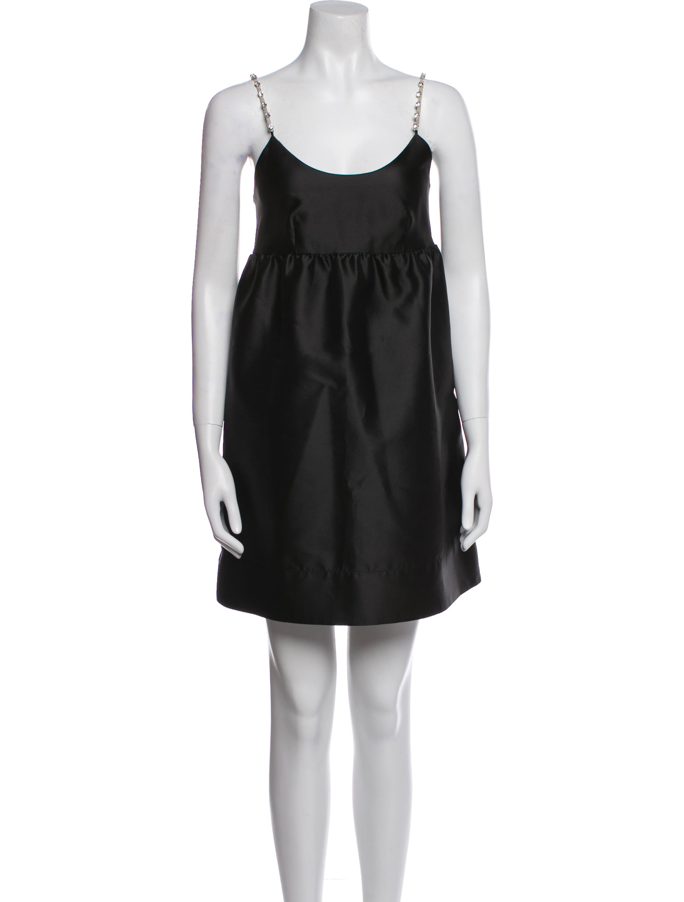 Sandro Scoop Neck Mini Dress