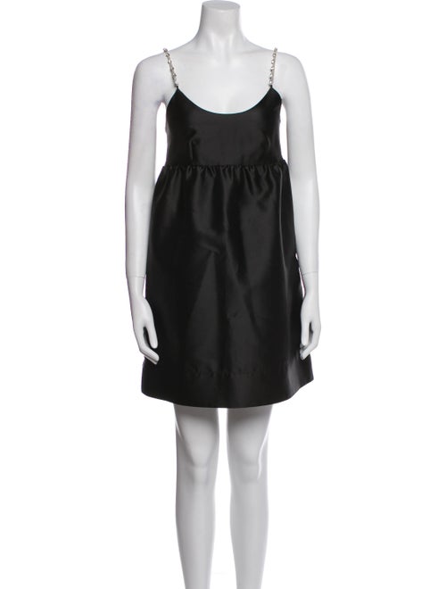 Sandro Scoop Neck Mini Dress