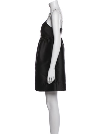 Sandro Scoop Neck Mini Dress