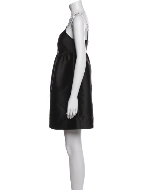 Sandro Scoop Neck Mini Dress