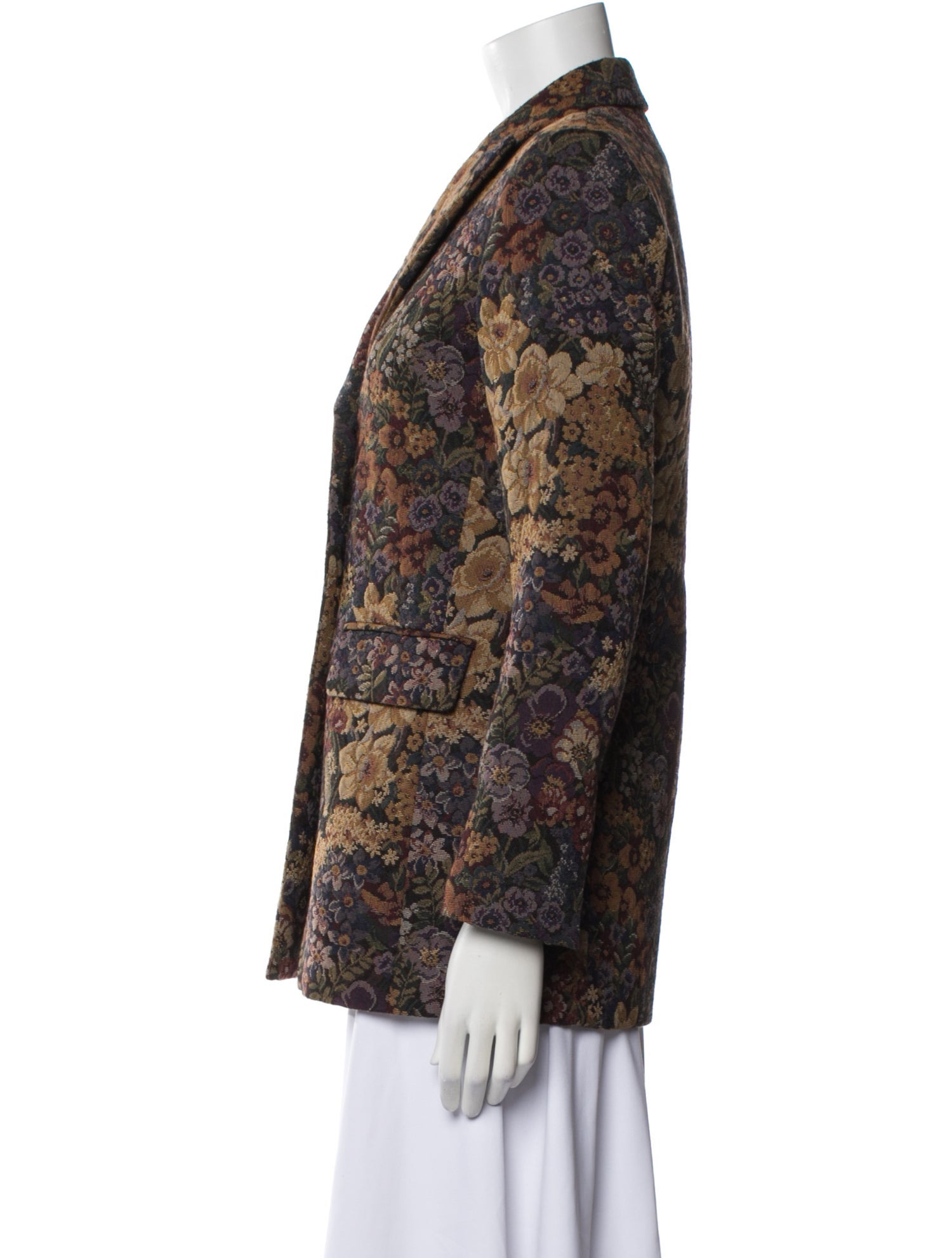 Sandro Floral Print Blazer