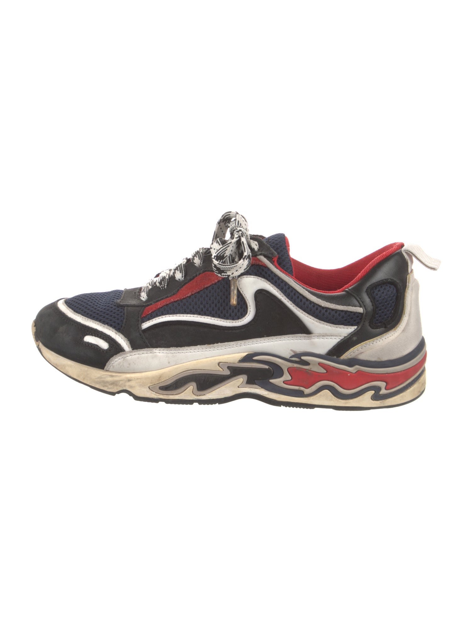 Sandro Colorblock Pattern Sneakers