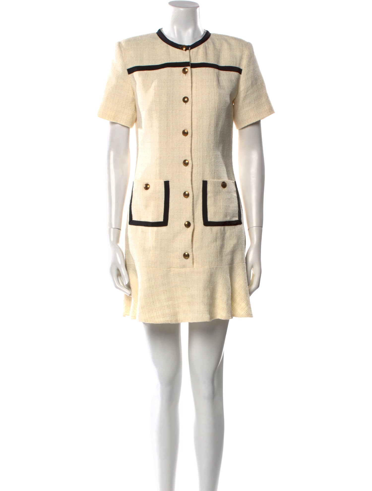 Sandro Crew Neck Mini Dress