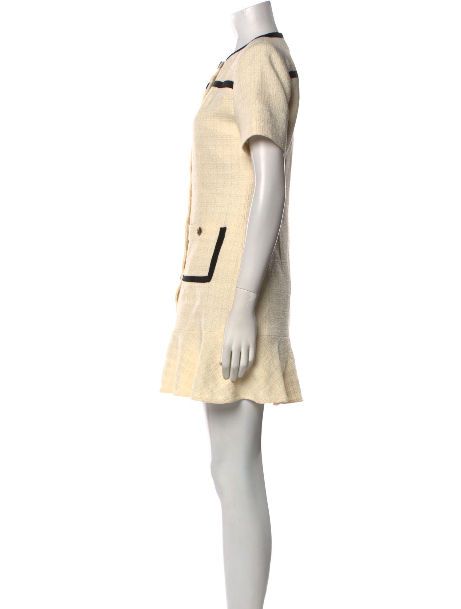 Sandro Crew Neck Mini Dress