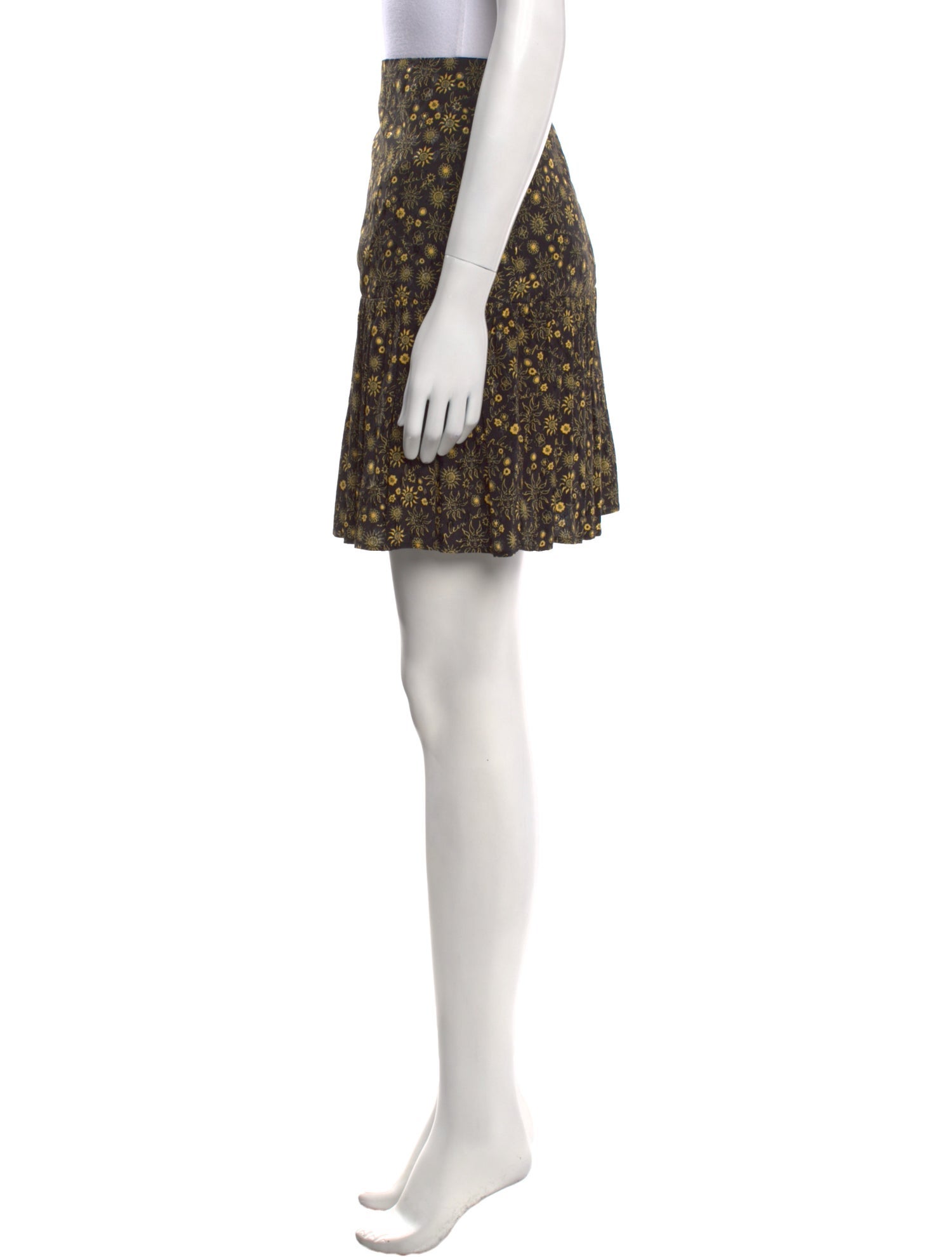 Sandro Floral Print Mini Skirt w/ Tags