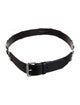 Sandro Leather Studded Accents Waist Belt