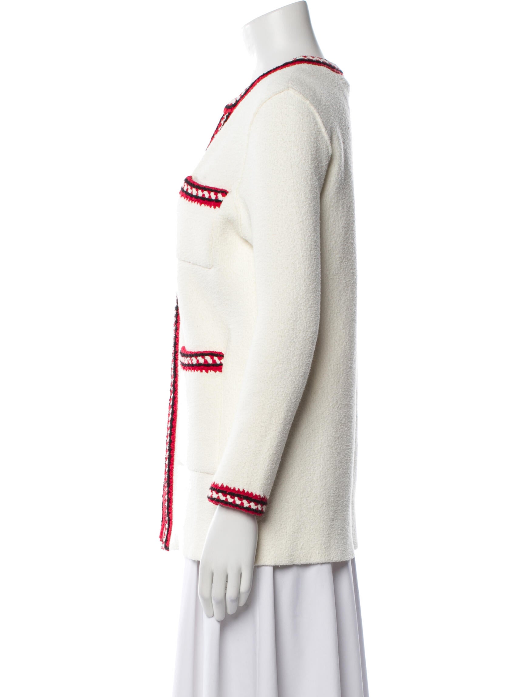 Sandro Tweed Pattern Evening Jacket