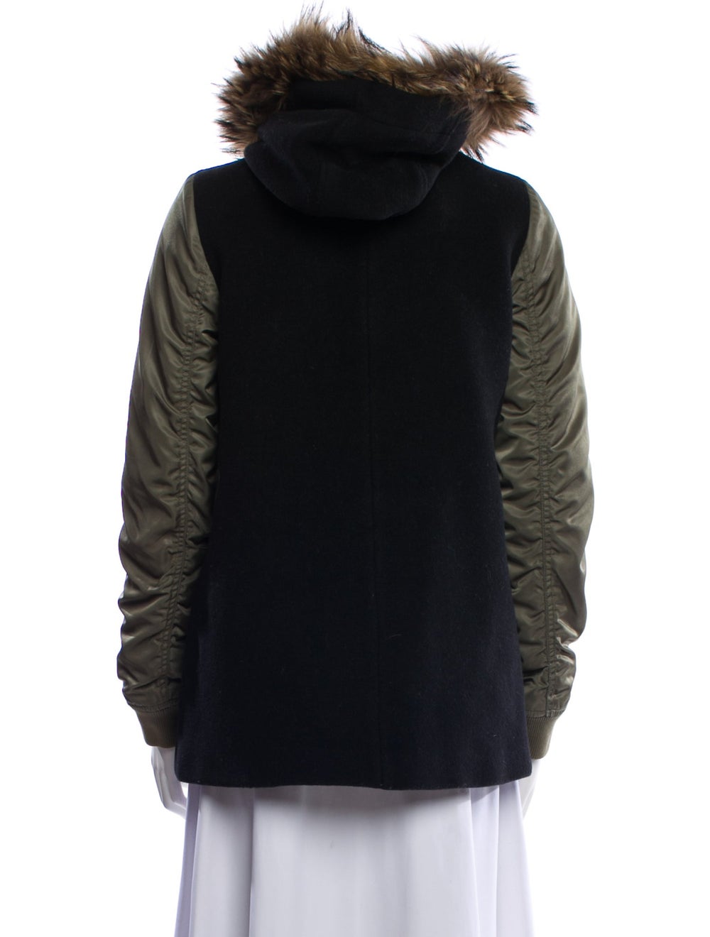 Sandro Wool Colorblock Pattern Jacket - image 3