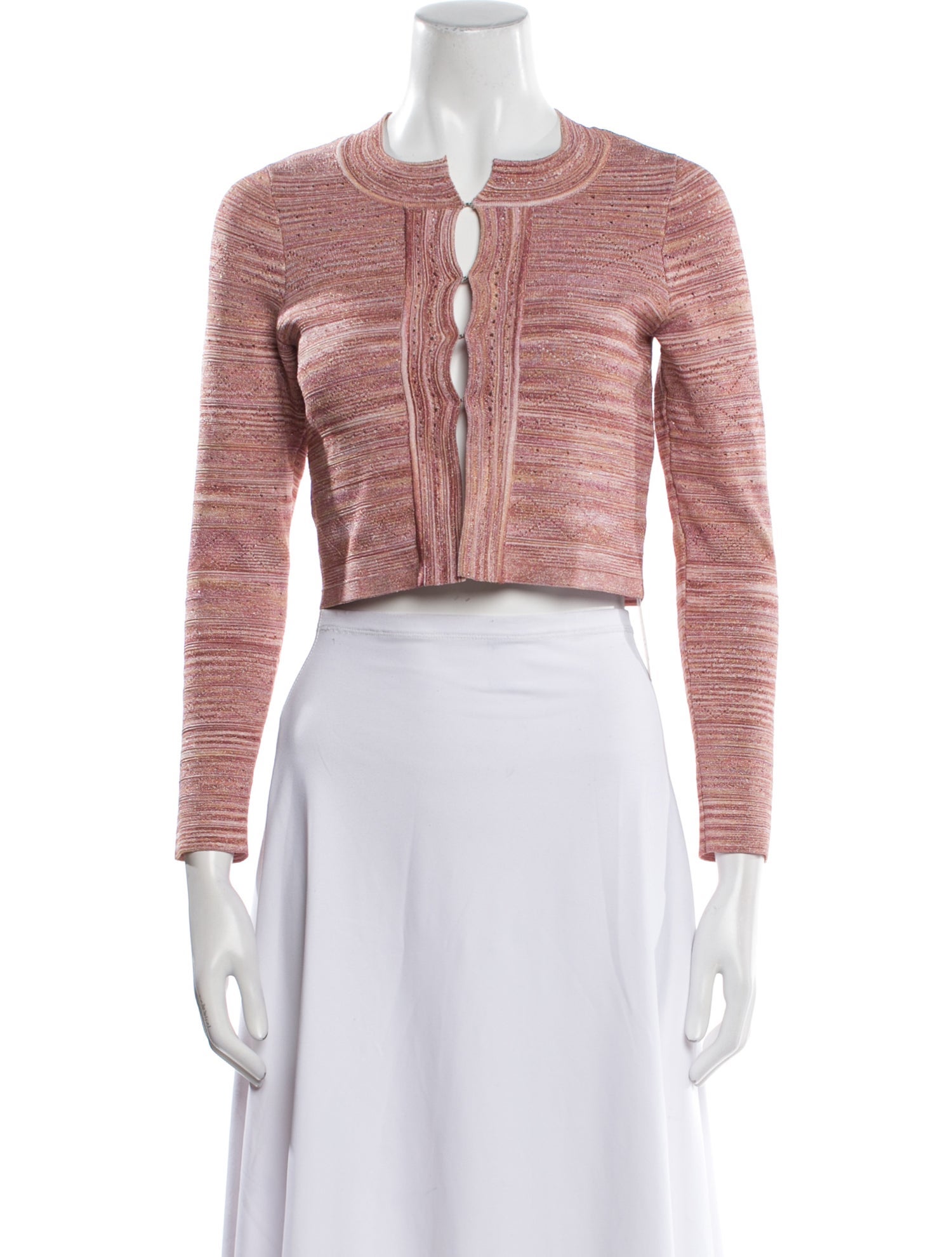 Sandro Striped Crew Neck Sweater