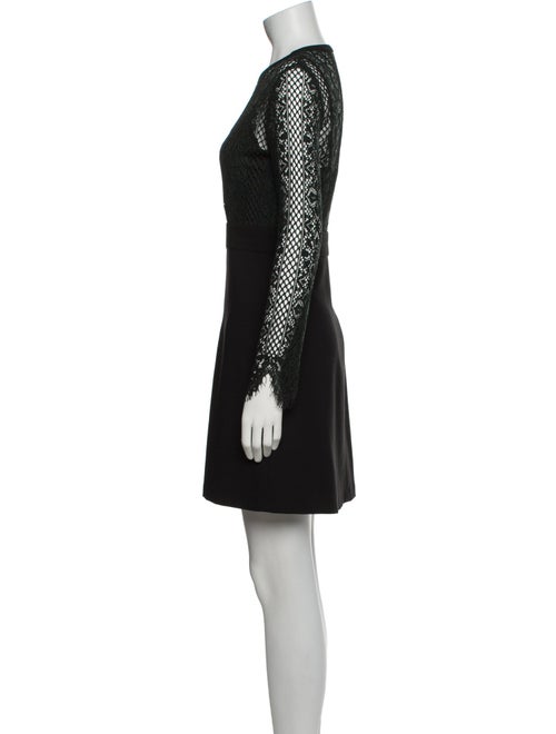 Sandro Lace Pattern Mini Dress