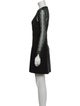 Sandro Lace Pattern Mini Dress