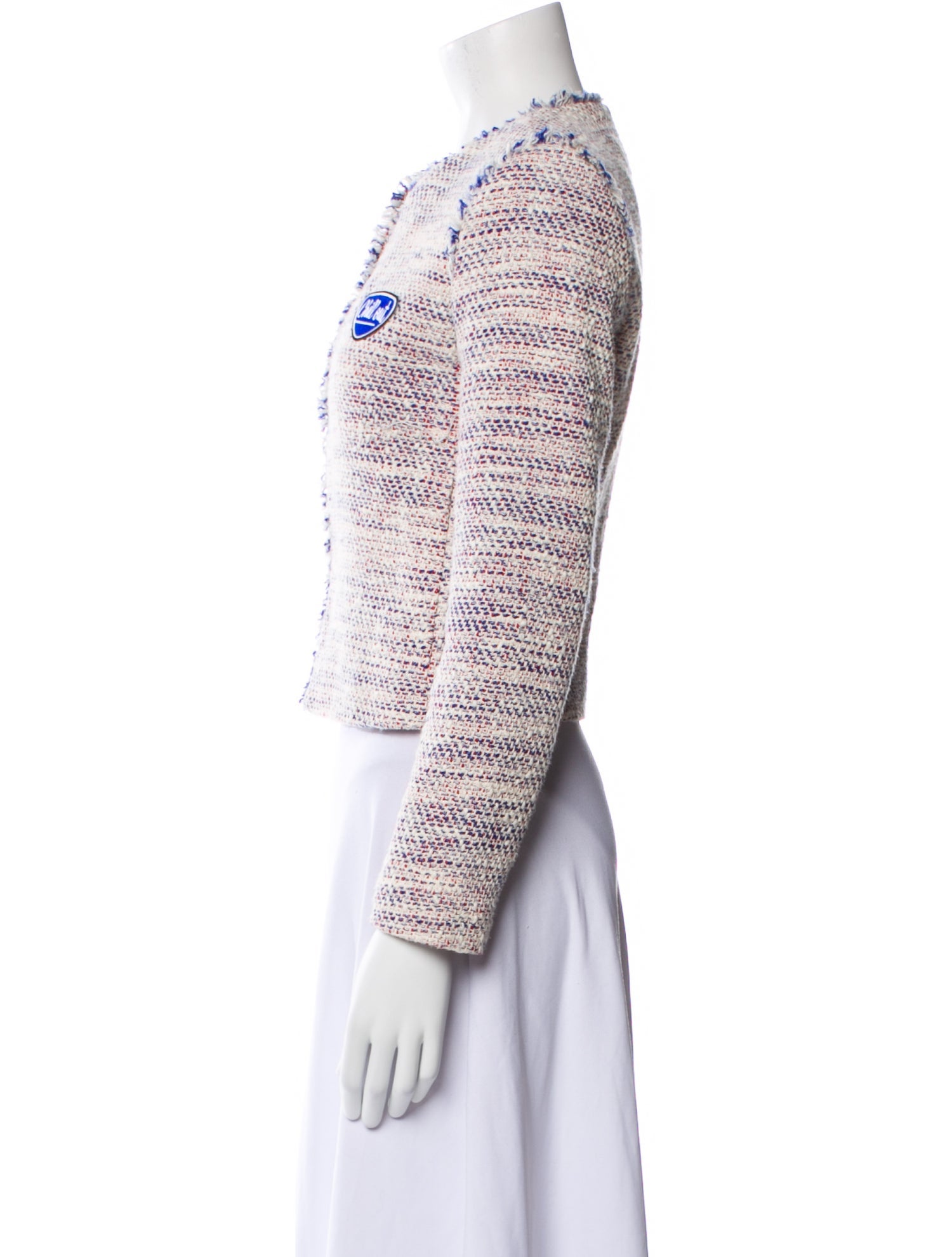 Sandro Tweed Pattern Evening Jacket