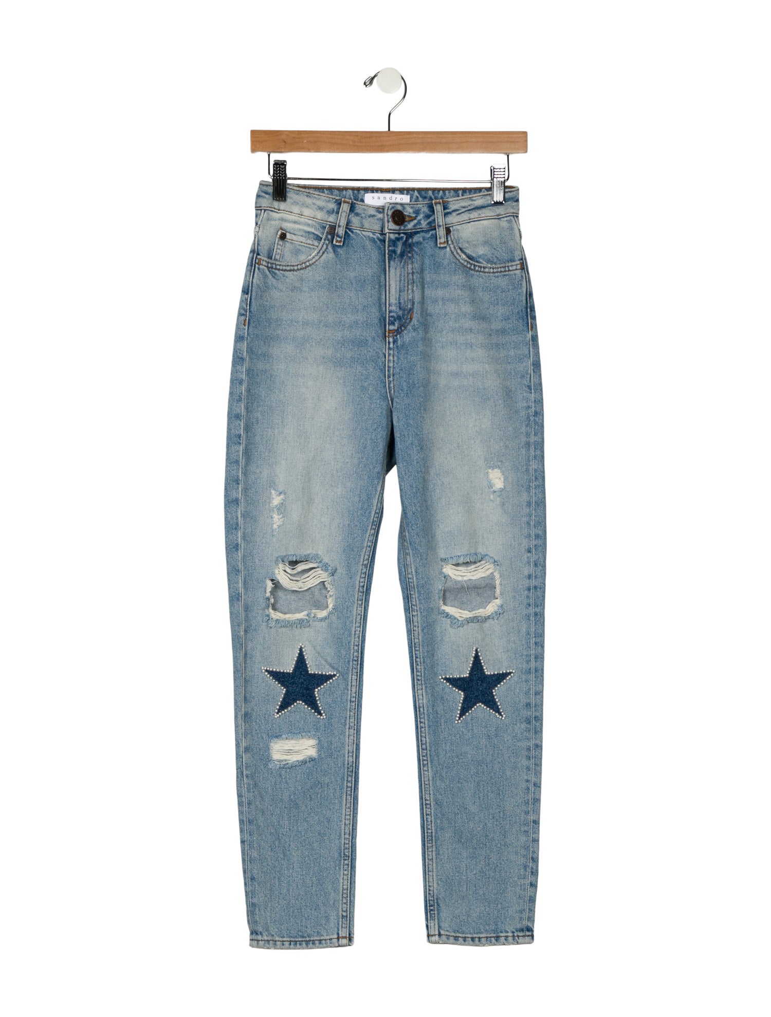 Sandro High-Rise Skinny Leg Jeans