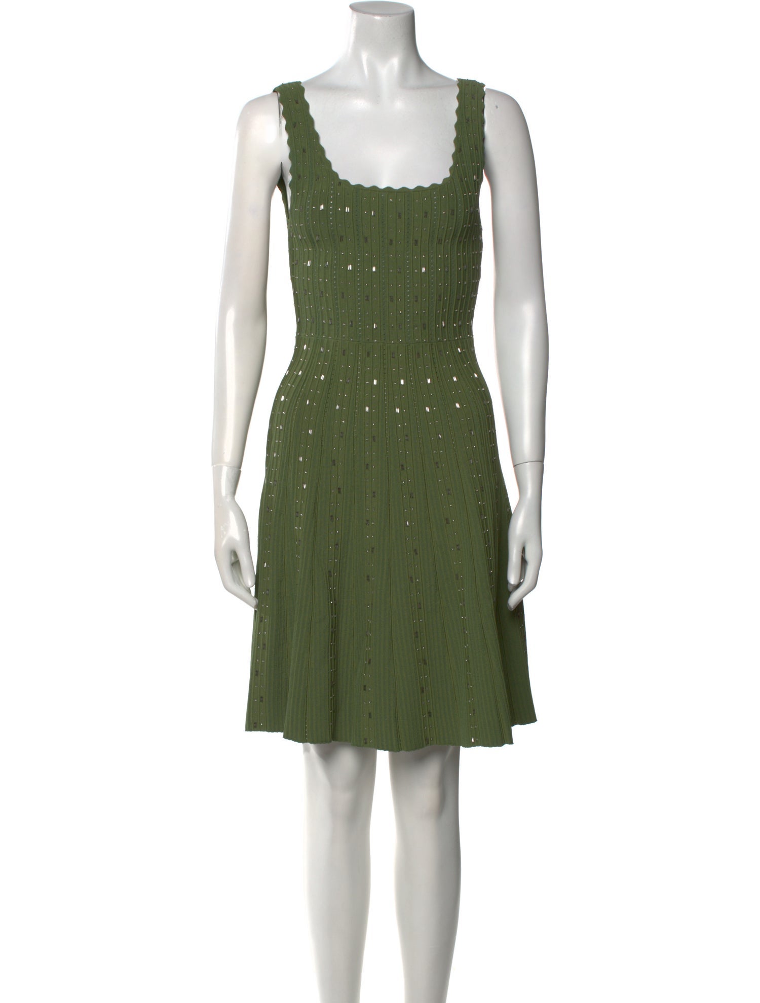 Sandro Square Neckline Mini Dress