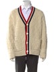 Sandro Wool Striped Cardigan