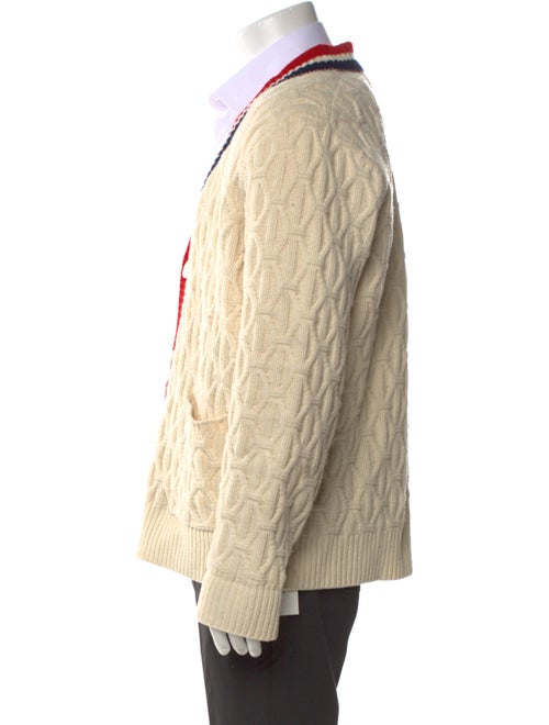 Sandro Wool Striped Cardigan