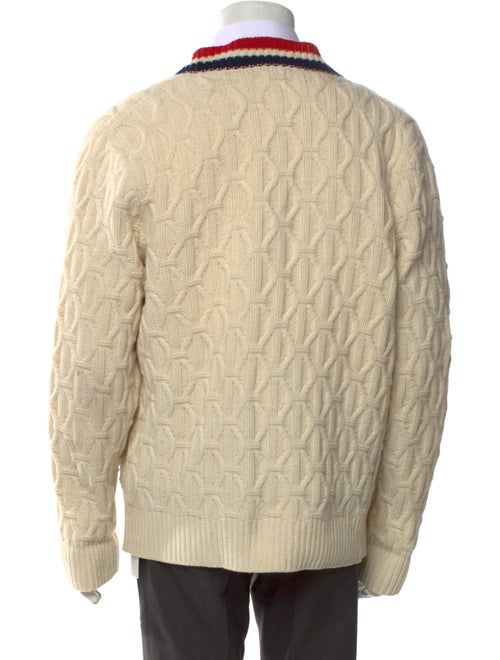 Sandro Wool Striped Cardigan