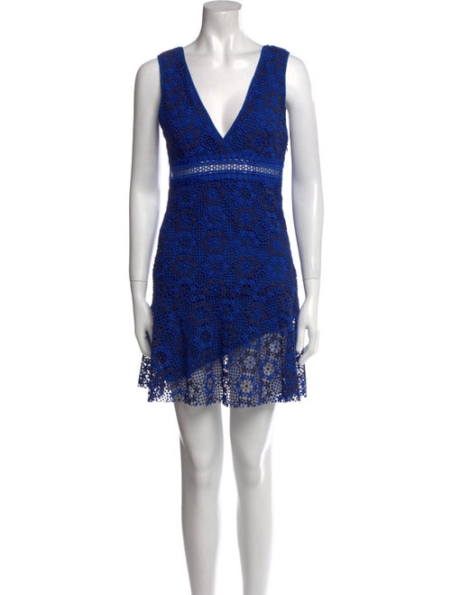 Sandro V-Neck Mini Dress