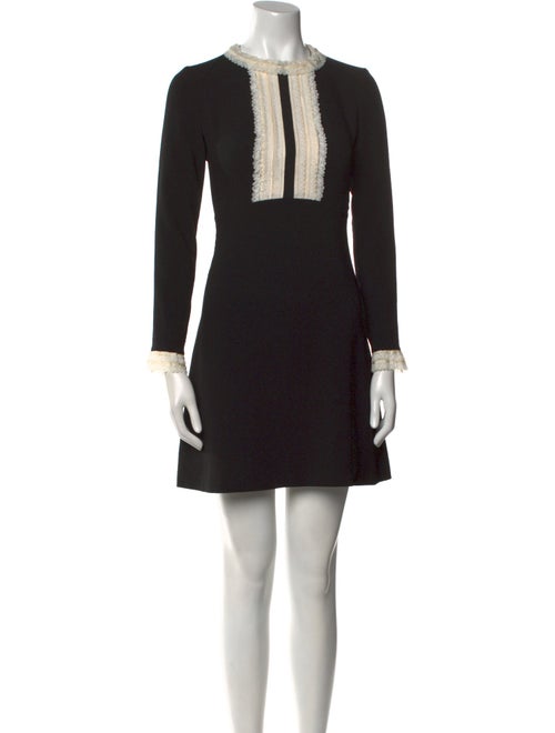 Sandro Crew Neck Mini Dress