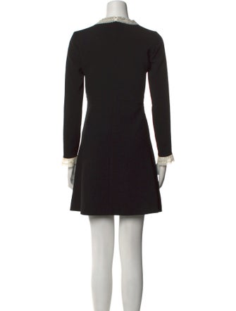 Sandro Crew Neck Mini Dress