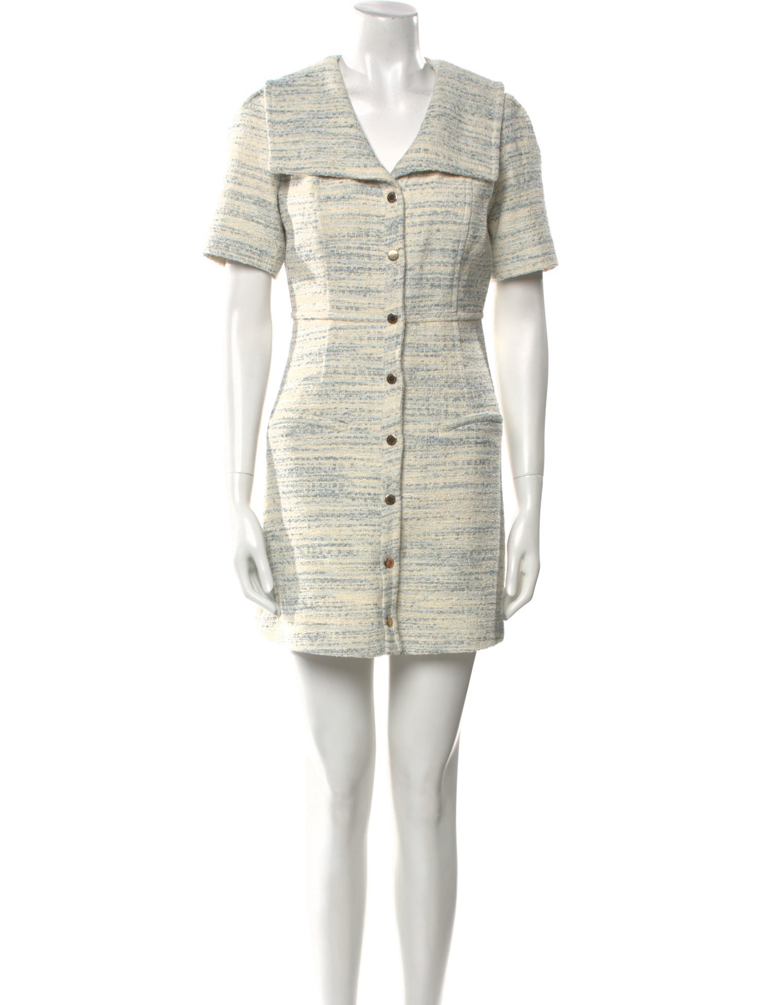 Sandro V-Neck Mini Dress w/ Tags