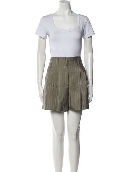 Sandro Silk Striped Short Set