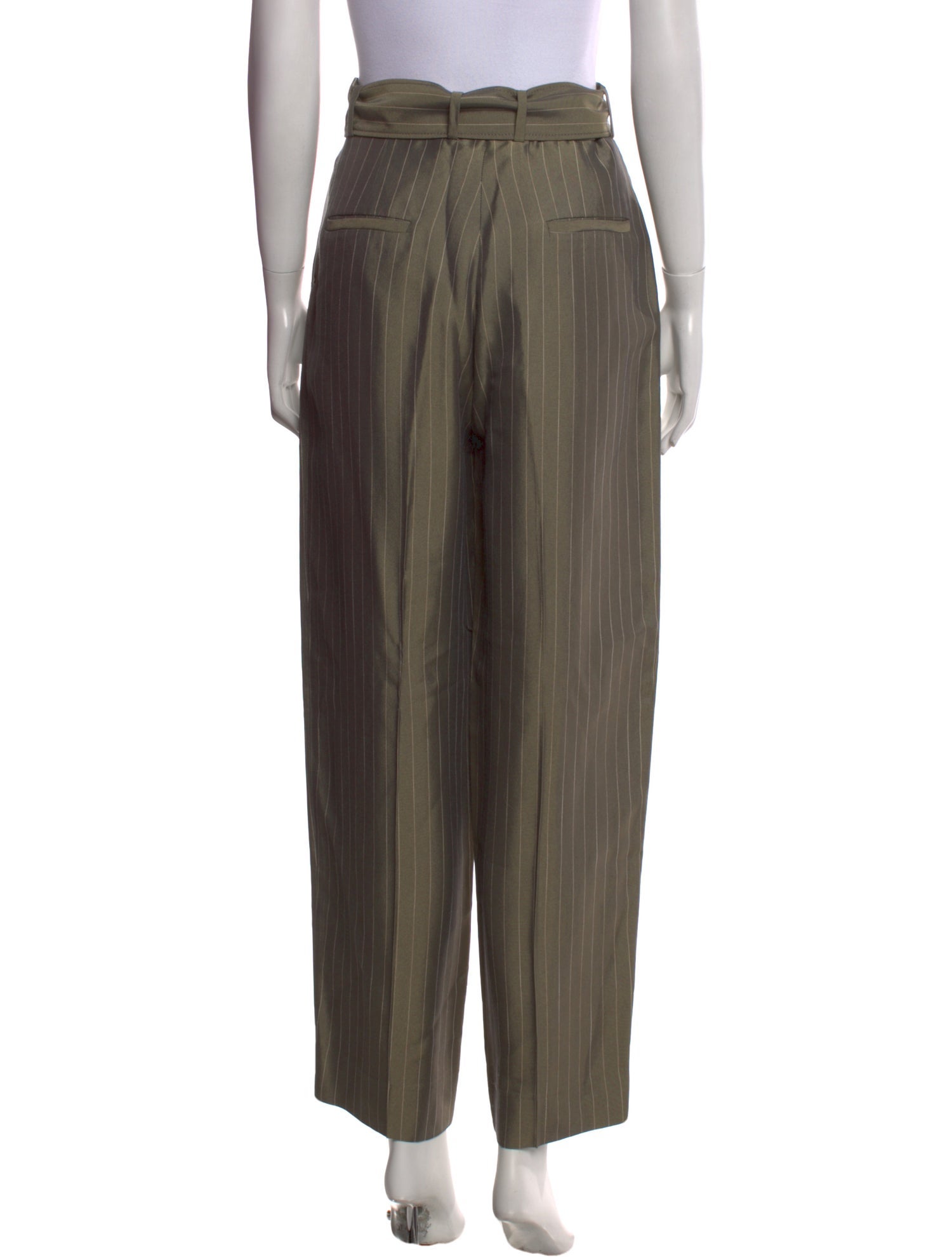 Sandro Striped Wide Leg Pants