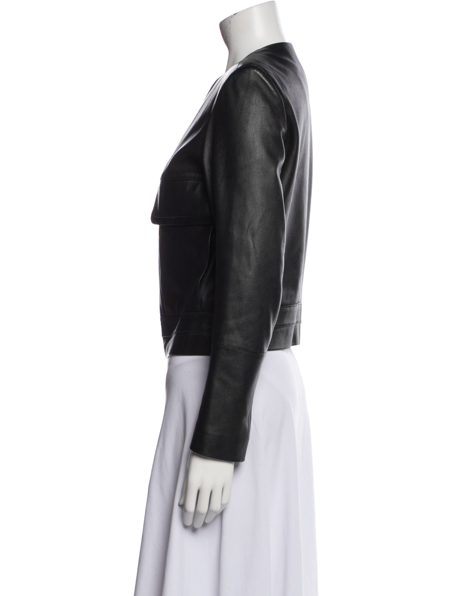 Sandro Leather Biker Jacket
