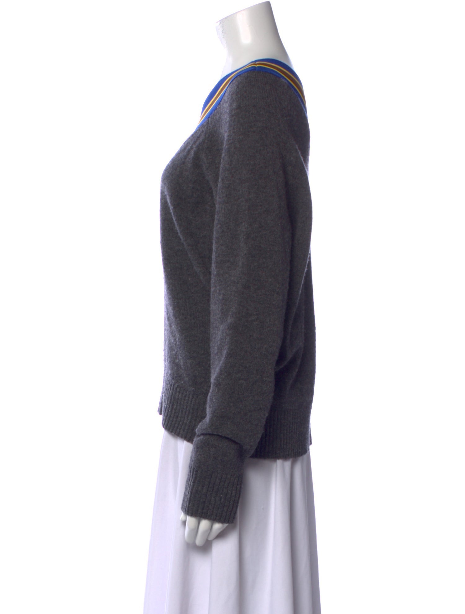 Sandro Wool V-Neck Sweater