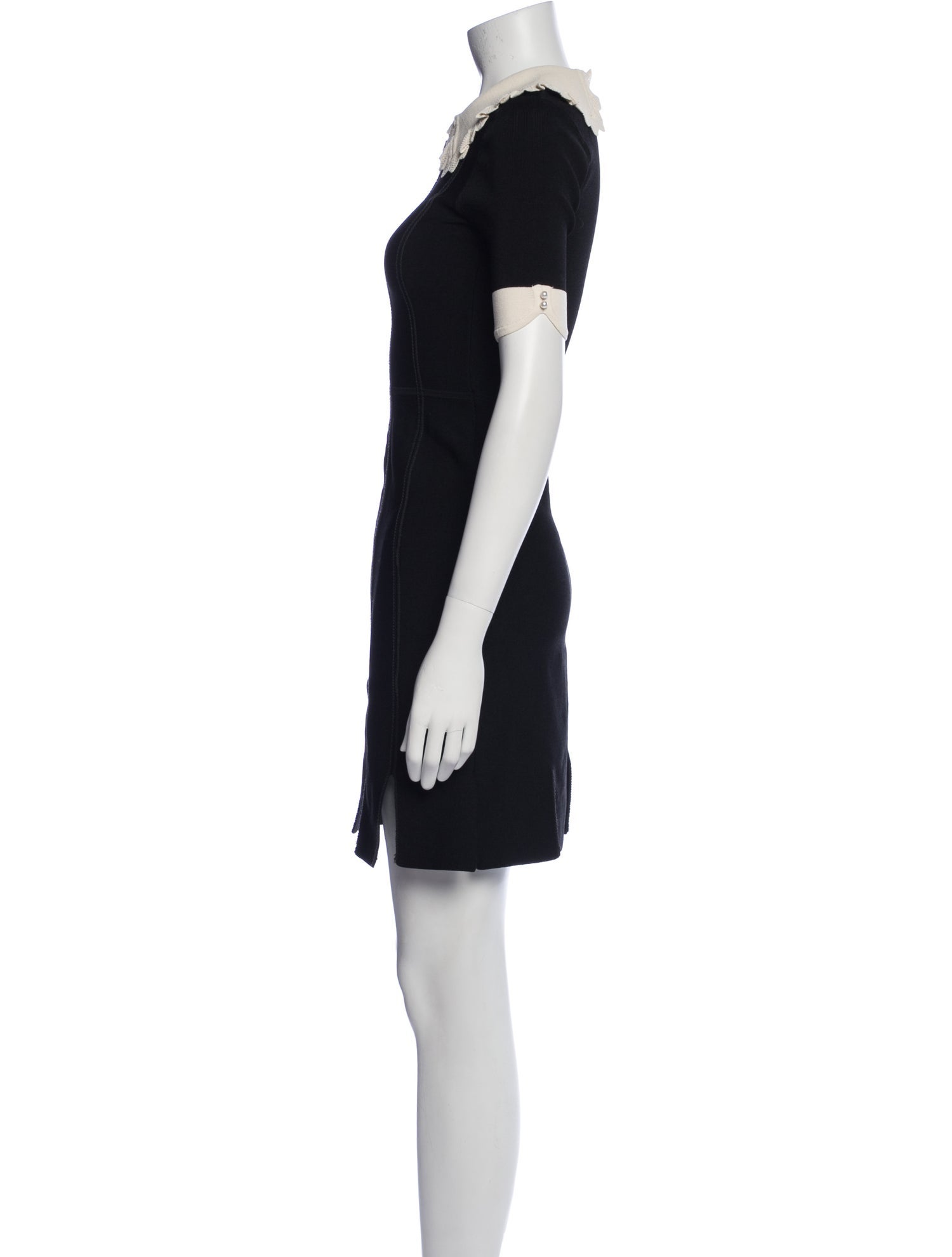 Sandro Crew Neck Mini Dress