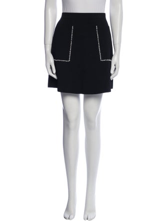 Sandro Crystal Embellishments Mini Skirt